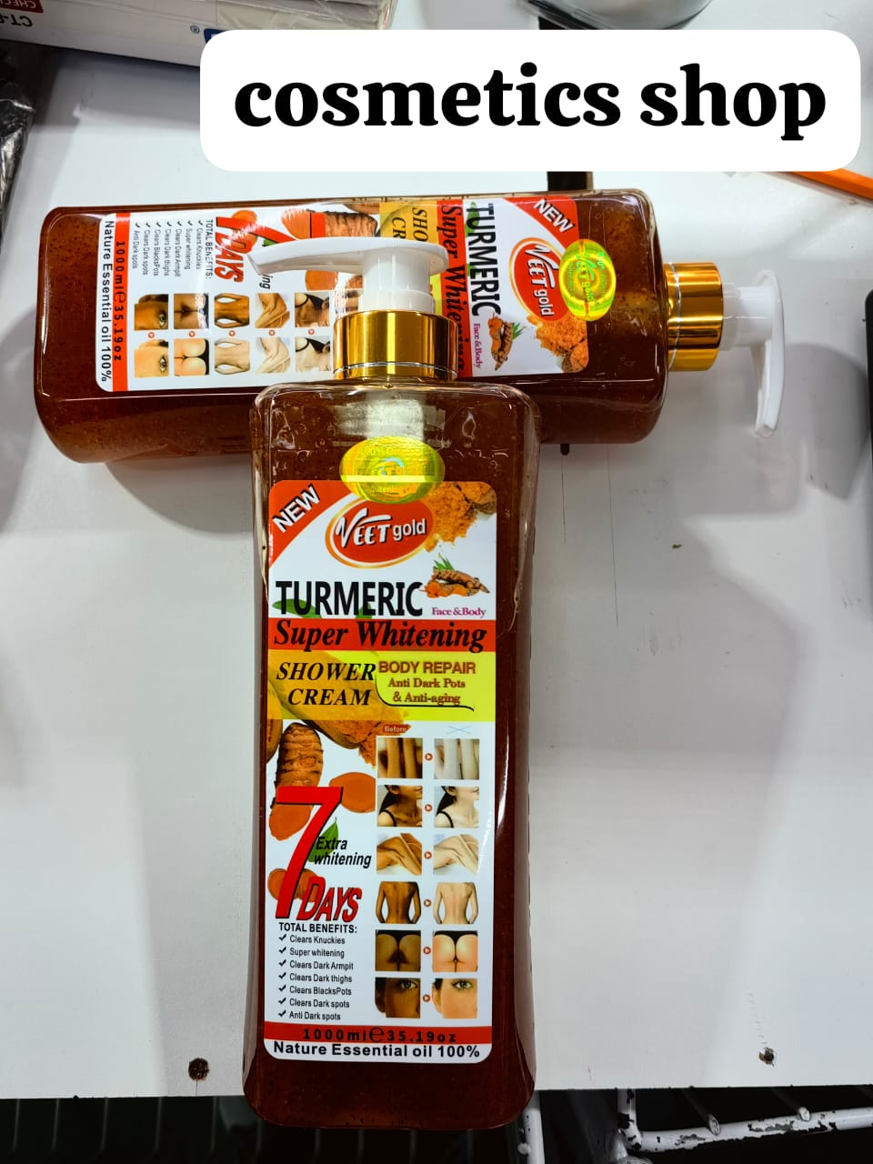 Turmeric Super Whitening Shower Cream